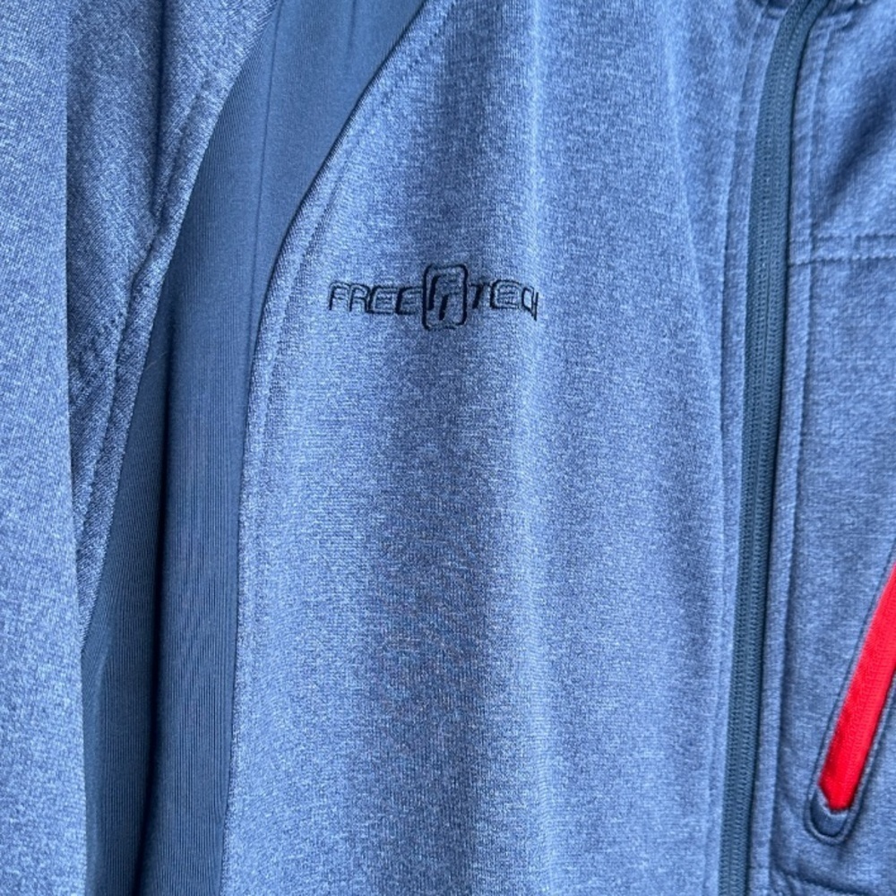 Free Tech Blue Zip Jacket - Picture 4 of 5